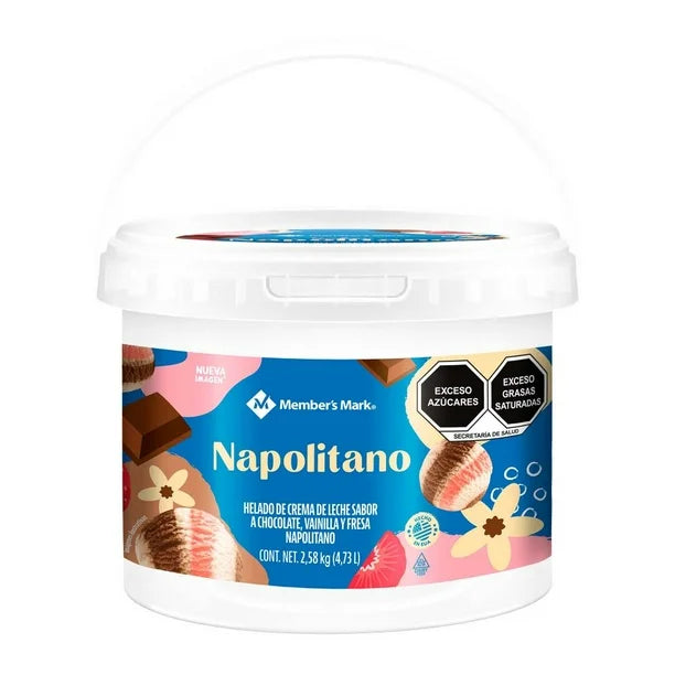 Helado de Crema Member's Mark Napolitano 4.7L