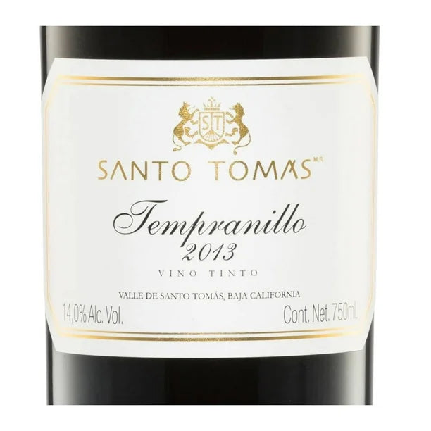 Vino Tinto Santo Tomás Tempranillo 750 Ml