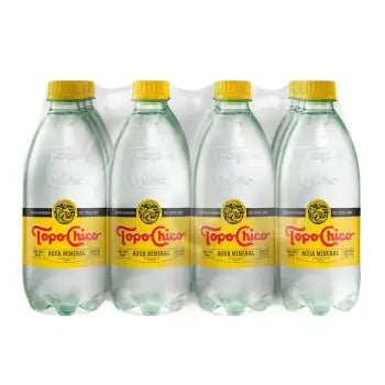 Agua Mineral Topo Chico 12 Pzas de 600 Ml - .