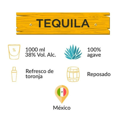 Tequila Hornitos Sauza Reposado 1 L