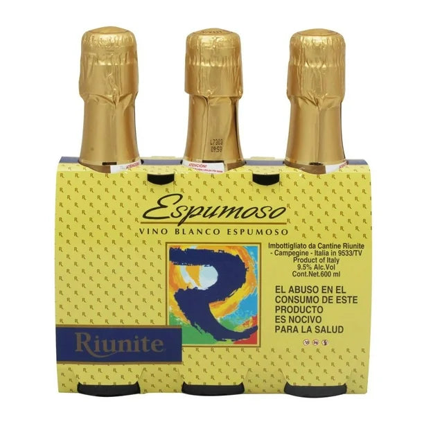Vino Blanco Riunite Espumoso 3 Pzas de 200 Ml