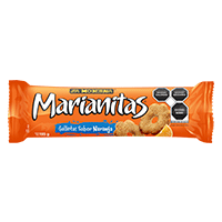 Media Caja Galletas Marianitas Naranja 185G/10P - SCG