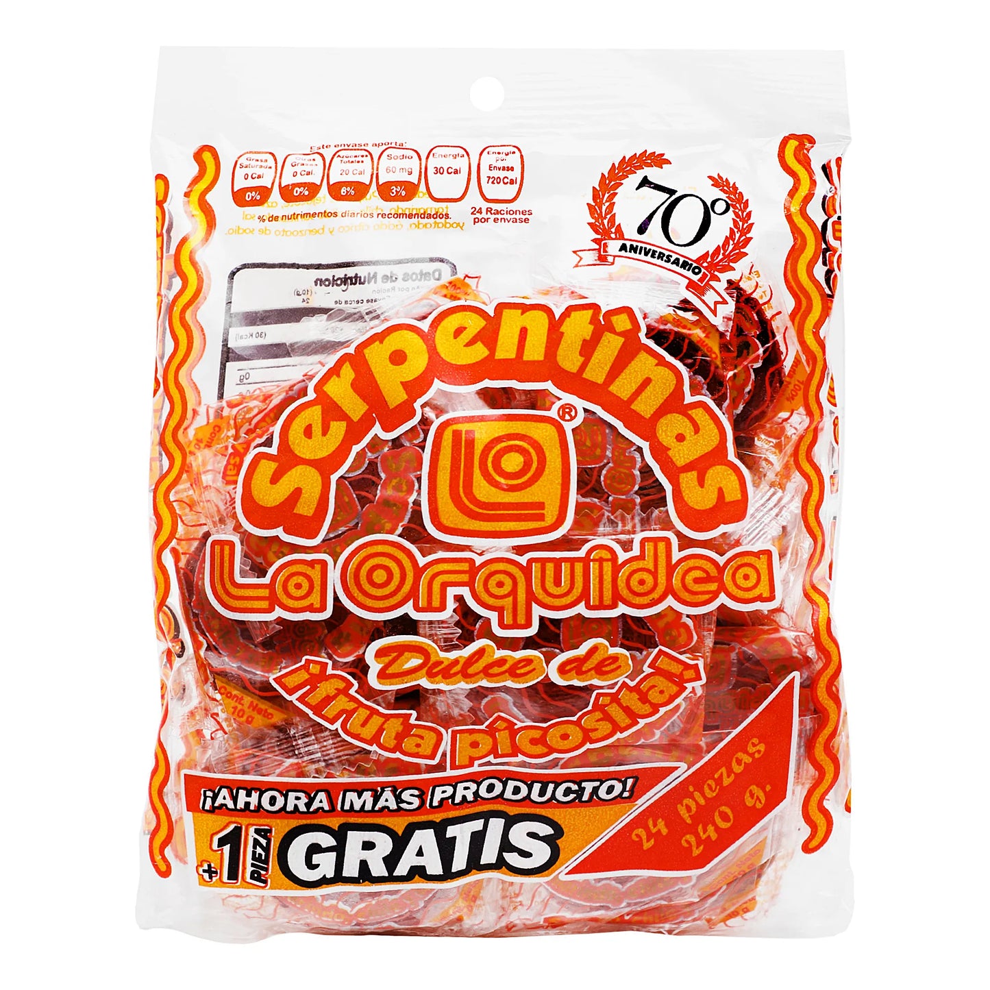 Caja Dulce Enchilado Serpentina 25B/24P