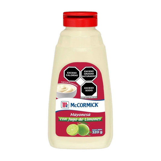 Caja Mayonesa Mccormick Squeeze 320G/12P