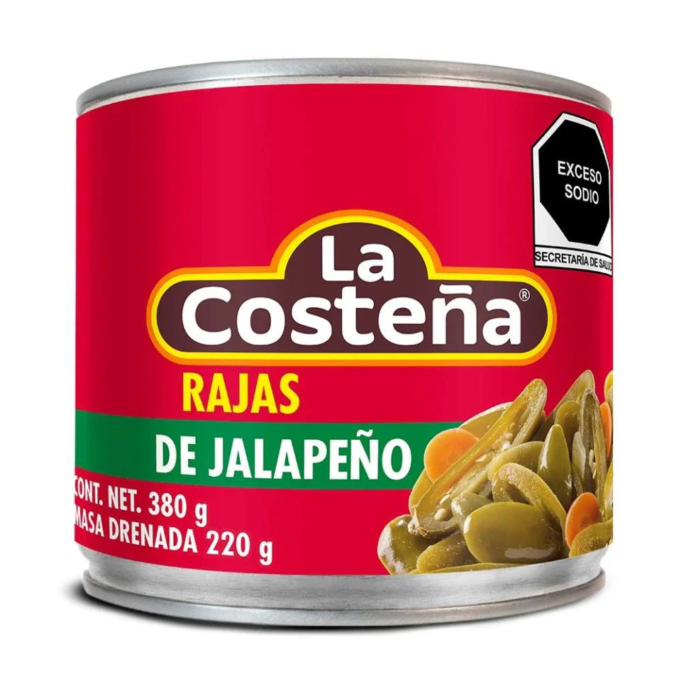 Media Caja Chiles Rajas 380G/12P