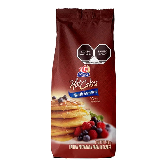 Media Caja Harina para Hot Cakes Gamesa Tradicional 800g/5P