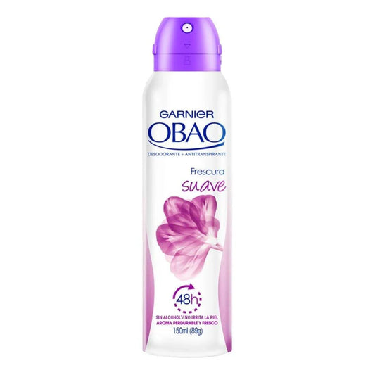 Media Caja Desodorante Obao Aerosol Frescura Suave 150M/6P