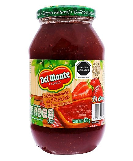 Caja Mermelada de Fresa Del Monte 470G/12P