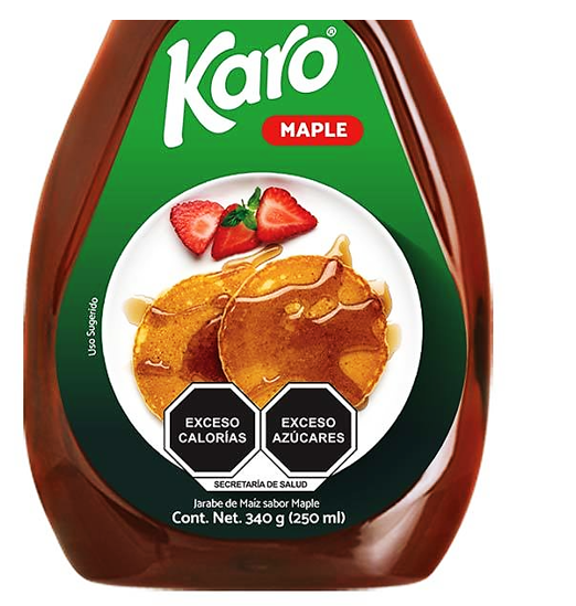 Caja Miel Karo Maple 250ml/24P