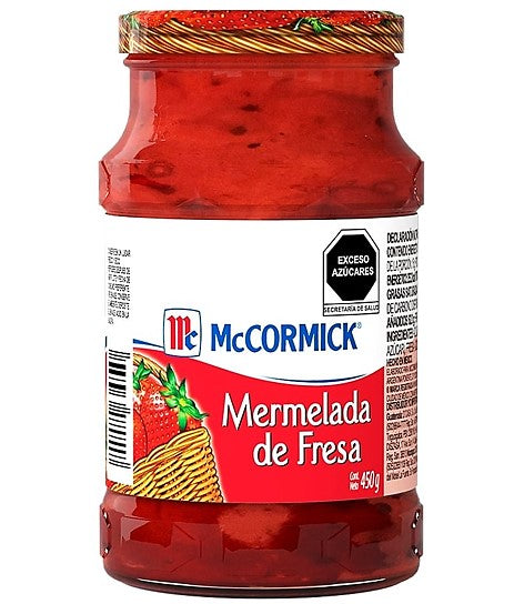 Caja Mermelada McCormick Fresa 450G/12P