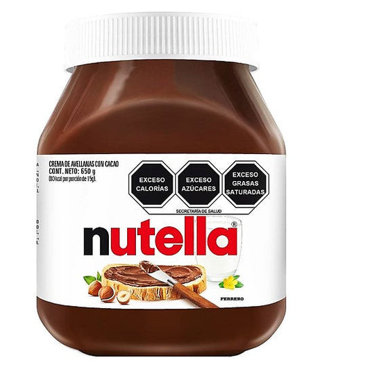 Media Caja Crema de Avellanas Ferrero Nutella 650G/6P
