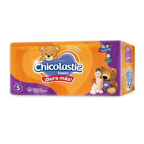 Caja Pañal Chicolastic Classico Extra Grande E5 40P/4C