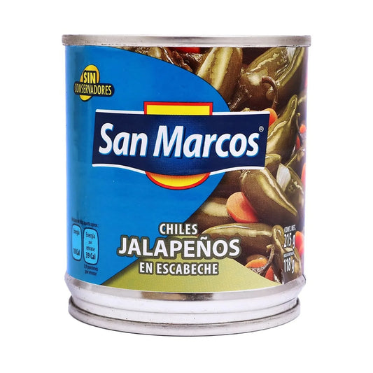 Caja Chiles Jalapeños San Marcos 215G/24P - SCG