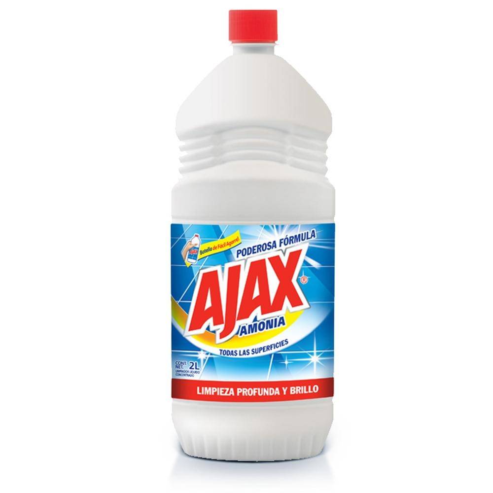 Media Caja Limpiador Ajax Amonia 1L/6P