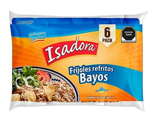 Frijoles Isadora Bayos Refritos 6P/430G - K