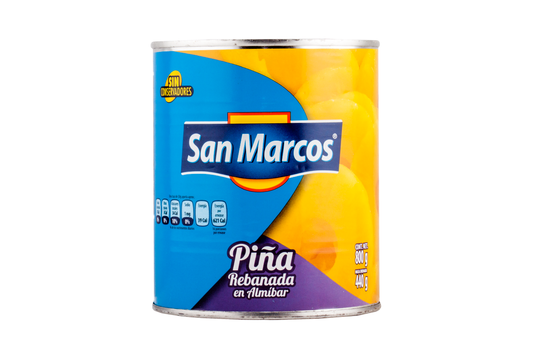 Media Caja Piña Rebanada 800G/6P - SCG