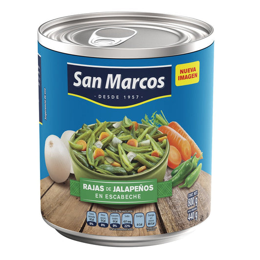 Media Caja Chiles Rajas 800G/6P - SCG