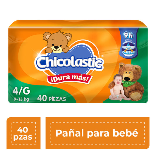 Media Caja Pañal Chicolastic Classico Grande E4 40P/2C