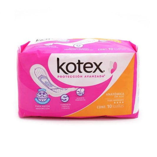 Media Caja toalla femenina Kotex clásica anatómica S/A 6C/10P/70018