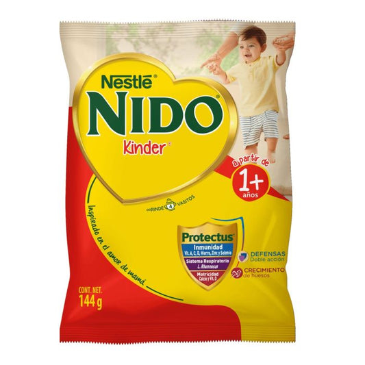 Media Caja Leche en Polvo Nido Kinder Bolsa 144G/6P - SCG