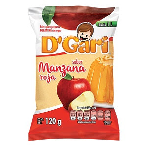 Media Caja Gelatina Manzana D´Gari 120G/25P - SCG