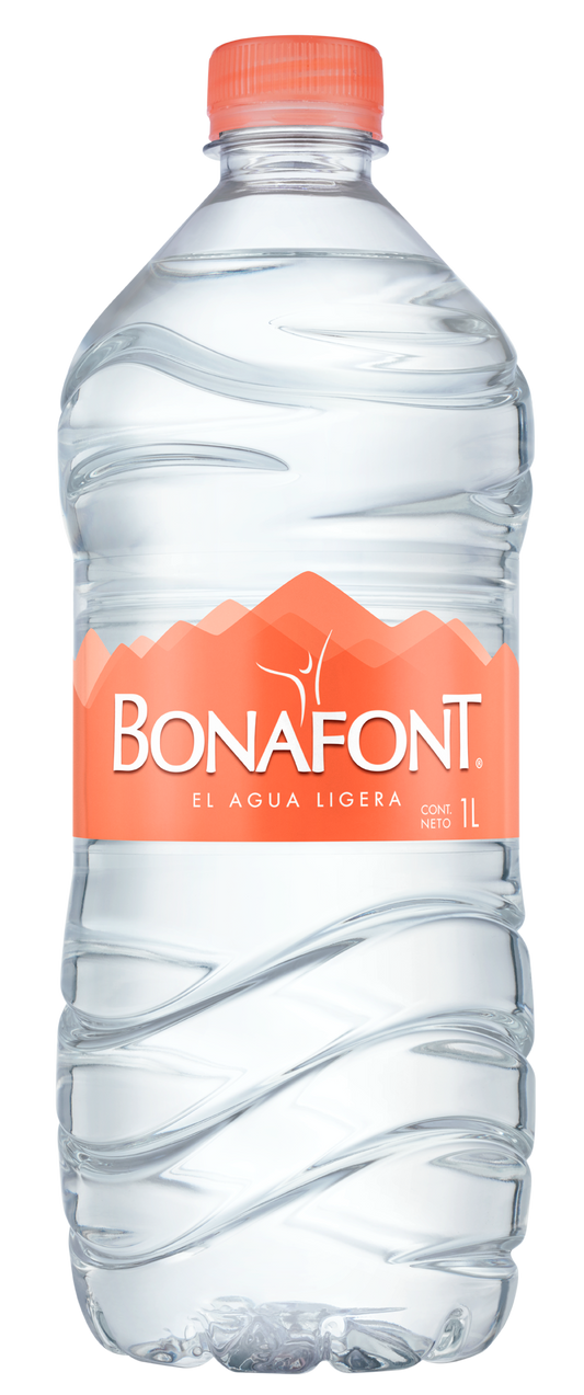 Paquete agua Bonafont 1L/12P -