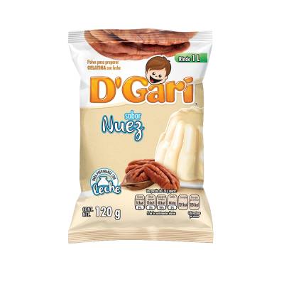 Caja Gelatina Nuez D´Gari 120G/50P