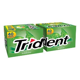 Media Caja Chicle Trident Yerbabuena 4 S 20C/40P