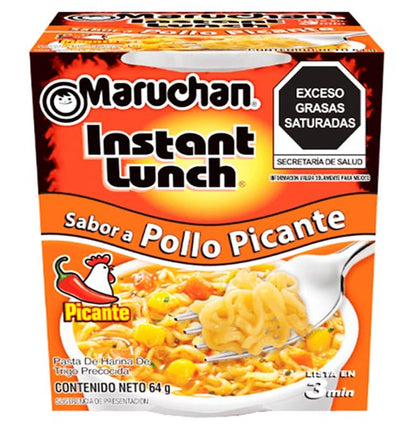 Caja sopa Maruchan sabor pollo picante 12P/64G - SCG