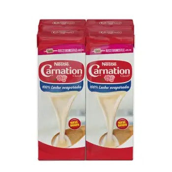 Leche Evaporada Nestlé Carnation Clavel 4P/1L - K