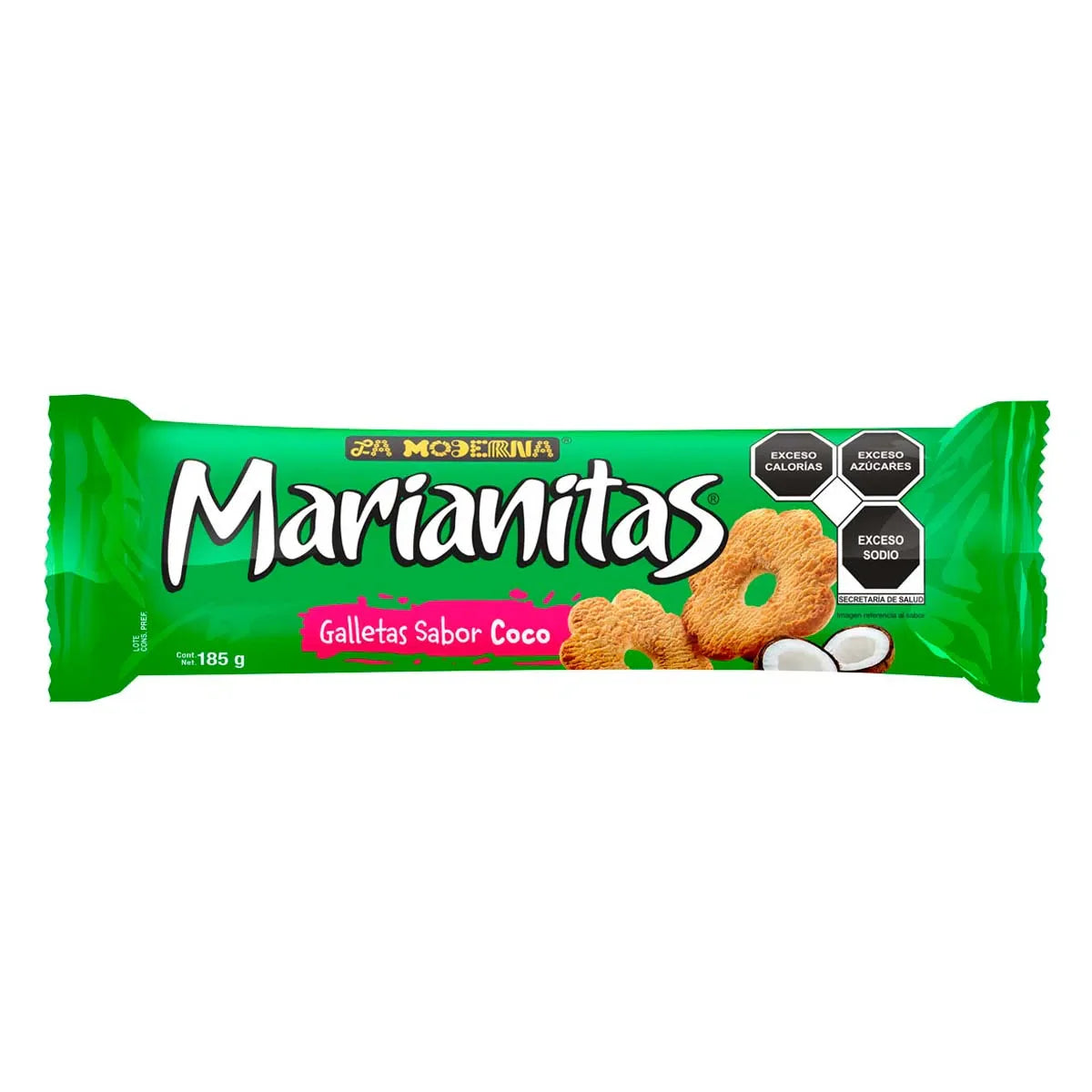 Caja Galletas Marianitas Coco 185G/20P - SCG