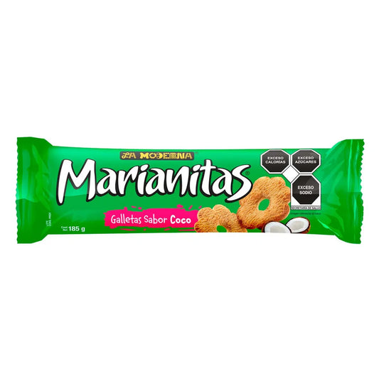 Media Caja Galletas Marianitas Coco 185G/10P - SCG