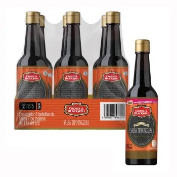 Salsa Inglesa Crosse & Blackwell 6 Pzas de 145 Ml - K