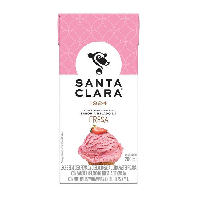 Caja Leche Santa Clara Fresa 200M/40P