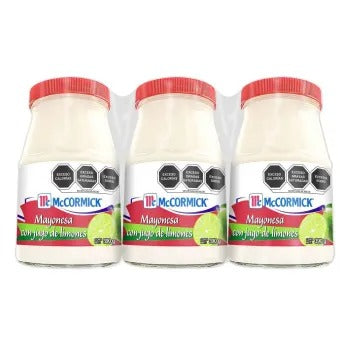 Mayonesa McCormick con Jugo de Limón 3P/390G - K