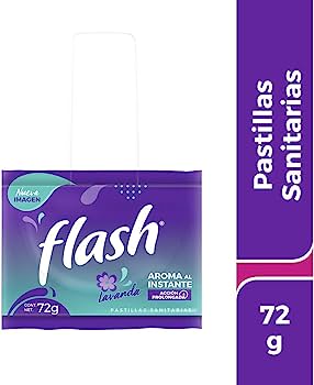 Caja Pastilla para Baño Flash Lavanda 72G/48P