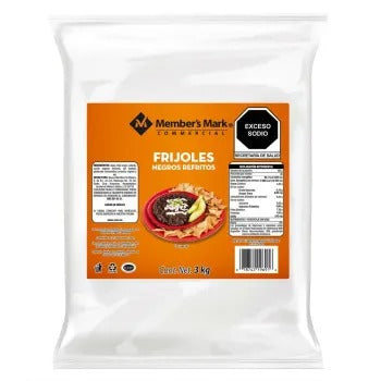 Frijoles Negros Member's Mark Refritos 3K - K