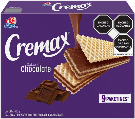 Media Caja Cremax Chocolate Gamesa 416G/12P