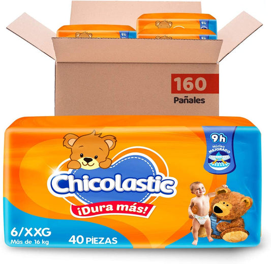 Caja Pañal Chicolastic Classico Extra Extra Grande 40P/4C