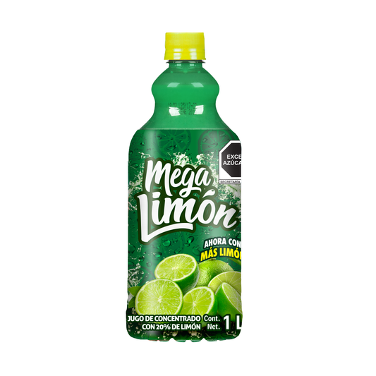 CONCENTRADO DE LIMÓN MEGA 2 PIEZAS DE 1 LITRO