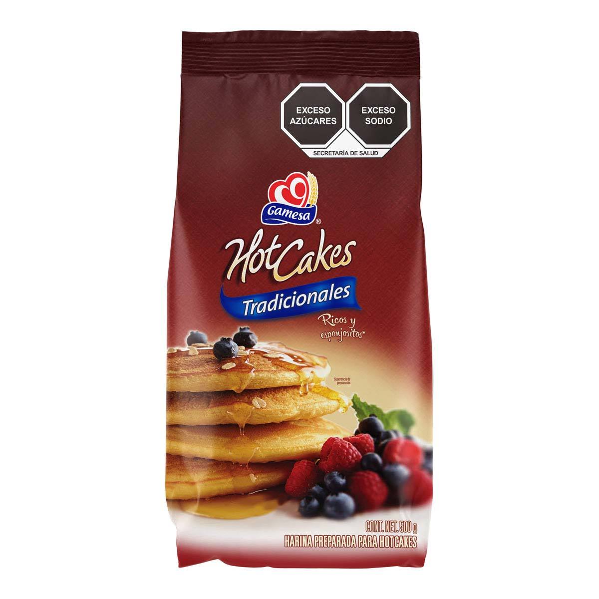 Caja Harina para Hot Cakes Gamesa Tradicional 500G/20P - SCG