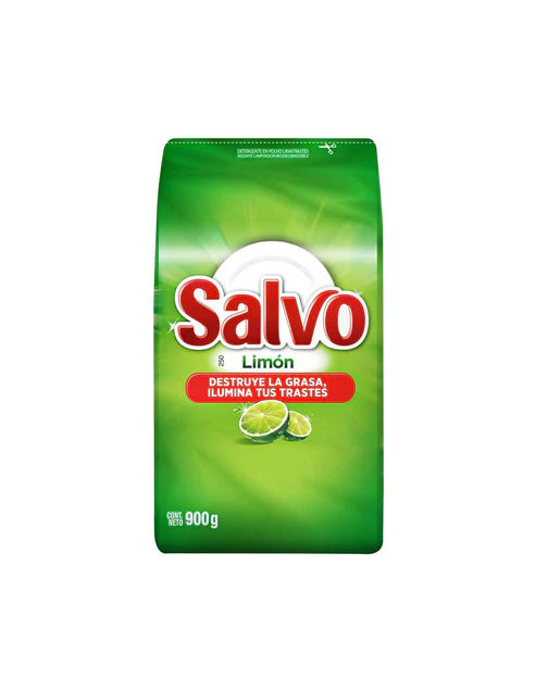 Media Caja Lavatrastes Salvo Polvo Limon 500G/12P