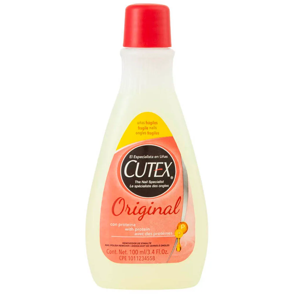 Caja de Quita Esmalte Cutex. 18 pza de 100 ml. Regular