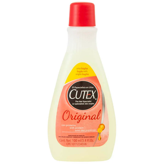 Caja de Quita Esmalte Cutex. 18 pza de 100 ml. Regular