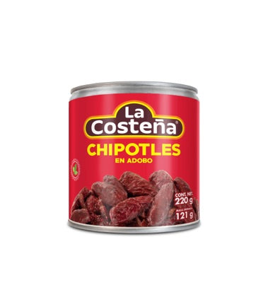 Caja chiles chipotles La Costeña 24L/220G - SCG