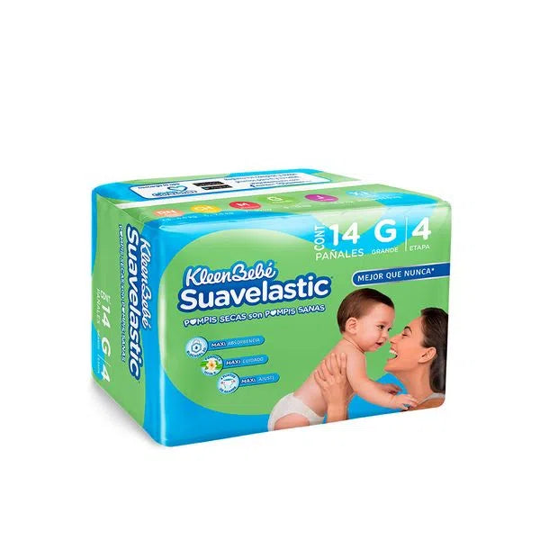 Caja Pañal Suavelastic Max Grande 14P/6B - SCG