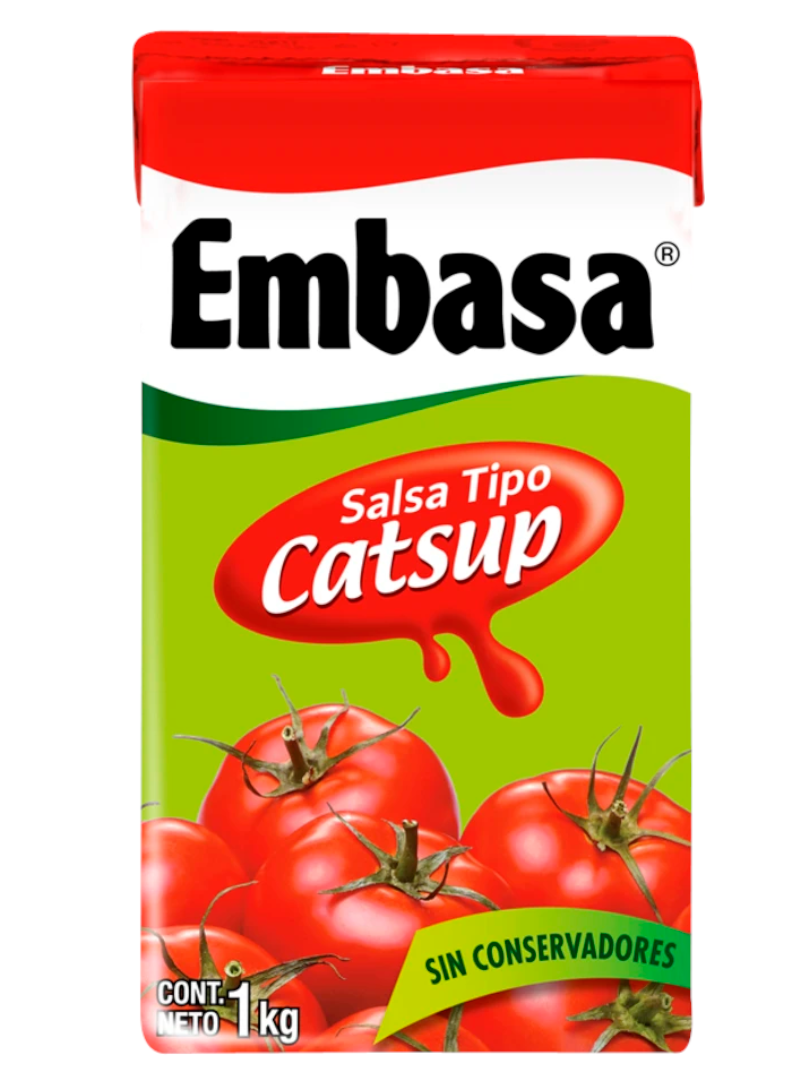 Media Caja Salsa Catsup Embasa del Fuerte 1K/6P - SCG