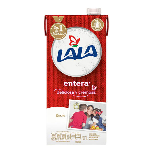 Caja Leche Lala Premium Entera 1L/12P - SCG