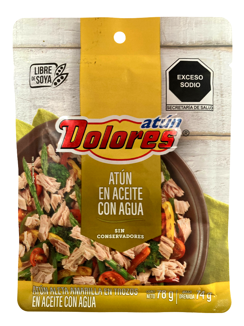 Caja atún en aceite Dolores pouch 78G/48P