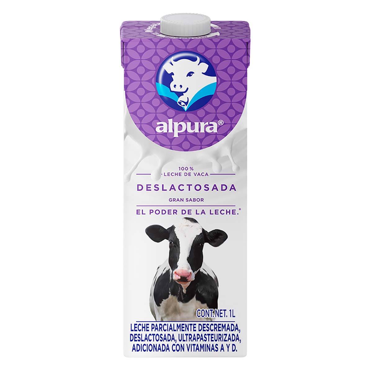 Caja Leche Alpura Deslactosada 1L/12P